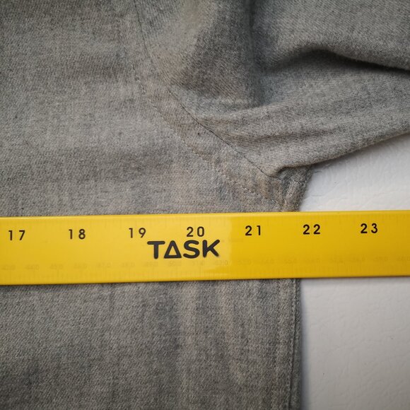 NWT Joe Fresh Men's Size Small Grey Button Front Light Flannel Shirt - Picture 11 of 13